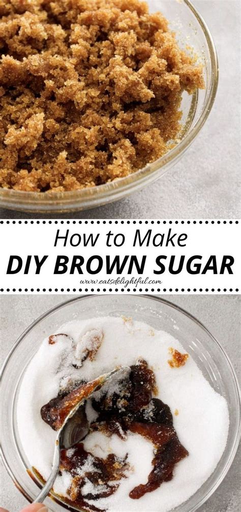 How To Make Diy Brown Sugar Substitute Brown Sugar Recipes Make