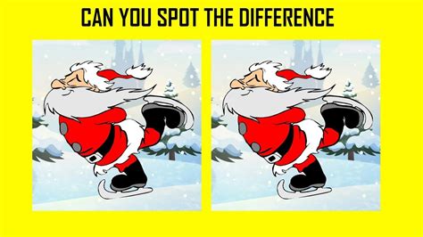 Can You Spot The Difference Santa Claus Find The