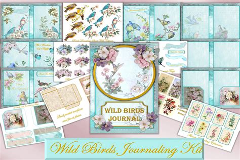 Printable Junk Journal Kit With Free Ephemera Jpeg And Pdf Etsy