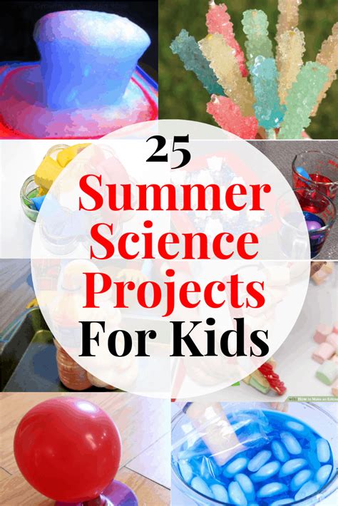 Science gifts that will flip their brains to the on position the same way my awesome physics teacher switched on mine. 25 Summer Science Activities For Kids - Tastefully Frugal