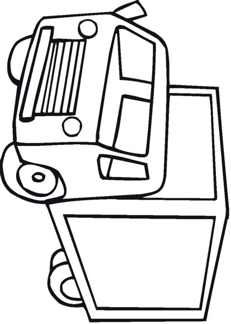 coloring page truck coloringme