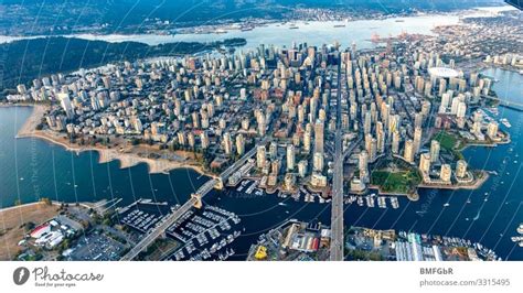 Aerial View Vancouver Downtown A Royalty Free Stock Photo From Photocase