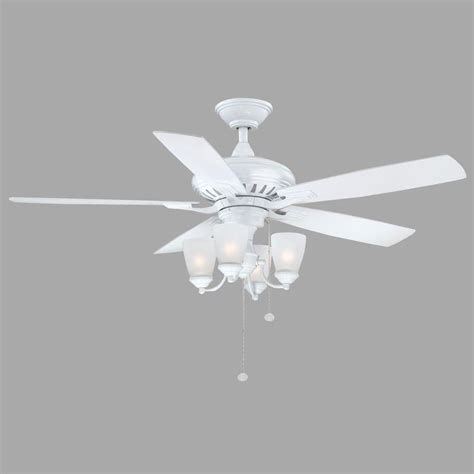 Hampton bay ceiling fan reviews are on this page. Hampton Bay Bristol Lane 52 in. White Ceiling Fan-14948 ...