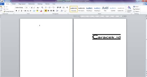 Cara Menambahkan Halaman Kosong Di Microsoft Word