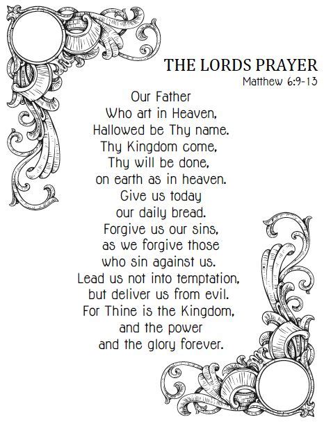 8 The Lords Prayer Ideas The Lords Prayer Prayers For Children