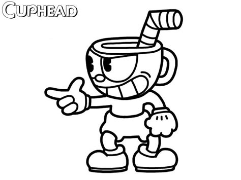 With more than 100 lined page. Cuphead Coloring Lesson | Kids Coloring Page - Coloring ...