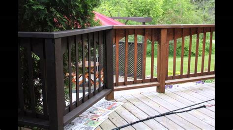 Traditional northwest home with stained deck. Dark Deck Stain - YouTube