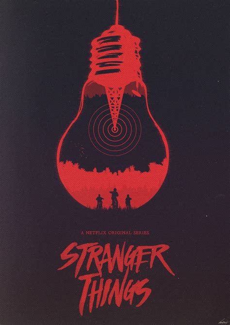 The Upside Down Stranger Things Poster By Edwardjmoran On Deviantart