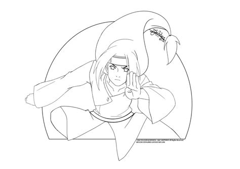 Charity Guild Coloring Book Project Neji Hyuga By Ldestiny On Deviantart