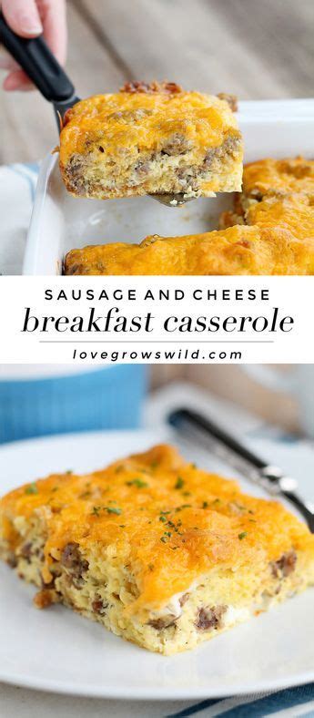 Sausage And Cheese Breakfast Casserole Recipe