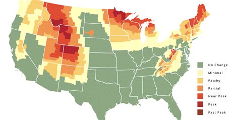 This Fall Foliage Map Predicts When The Leaves Will Change In 2020