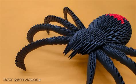 Large Paper Black Widow That I Made With 935 Pieces Total Rpapercraft