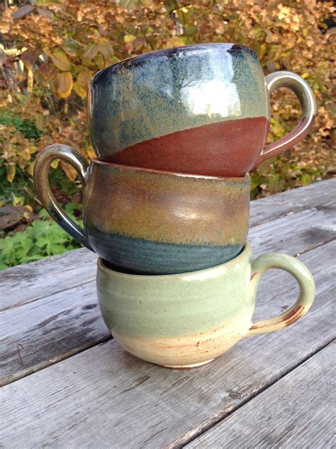 Soup Mug Handmade Pottery Soup Mug Etsy