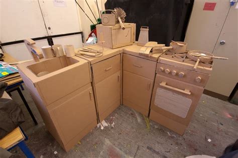 Cardboard Kitchen With Images Cardboard Kitchen Cardboard