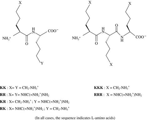 Scheme 2 The Dipeptides And Tripeptides In Aqueous Solution At Ph 80