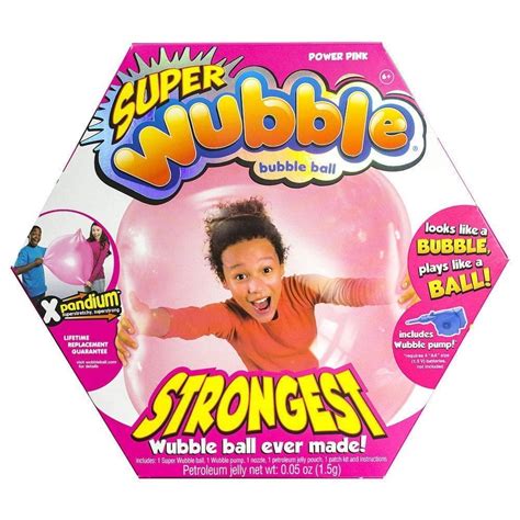 Super Wubble Bubble Ball With Pump Pink