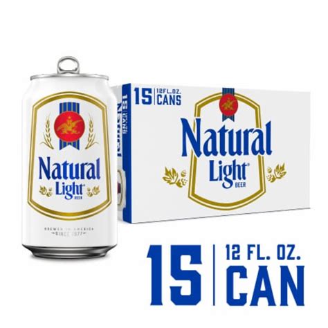 Natural Light Lager Beer 15 Pk 12 Fl Oz Qfc