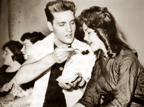 elvis 25 birthday in germany in january 8 1960 with priscilla elvis and priscilla elvis and