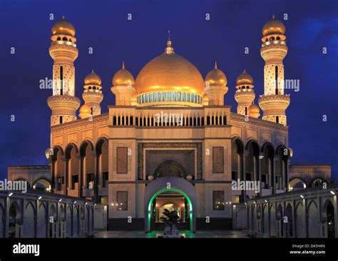 Brunei Gadong Jame Asr Hassanil Bolkiah Mosque Stock Photo Alamy