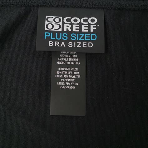 Coco Reef Plus Size Ultra Fit Bra Sized Underwire Tankini SET 2 PIECE