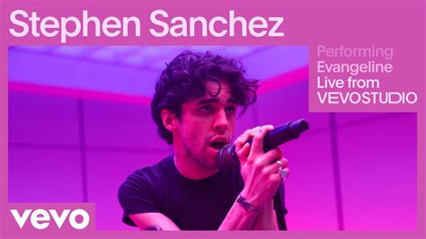 Stephen Sanchez Evangeline Live Performance Vevo Youtube Music