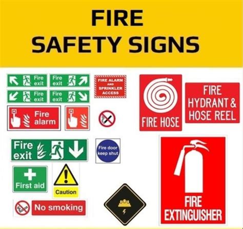 Safety signs are a type of sign designed to warn of hazards, indicate mandatory actions or required use of personal protective equipment, prohibit actions or. Night Glow Fire Safety Signage, Rs 75 /unit, Arihant Fire ...