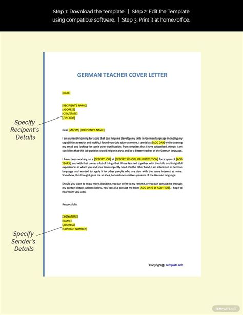 How To Sign A Business Letter In German Leah Beachums Template