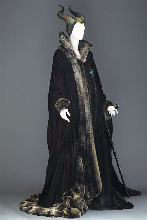 Maleficents Winter Cloak Redingote Robe Conte Fantastique Costumes De Cinéma Manteau Haute