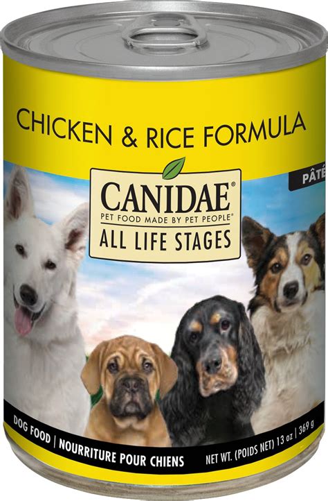 Check spelling or type a new query. CANIDAE Life Stages Chicken & Rice Formula Canned Dog Food ...
