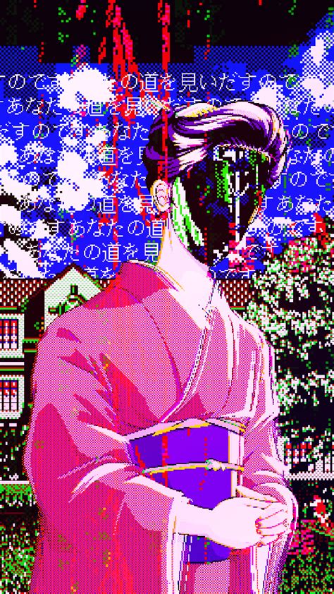 24 Anime Aesthetic Glitch  References
