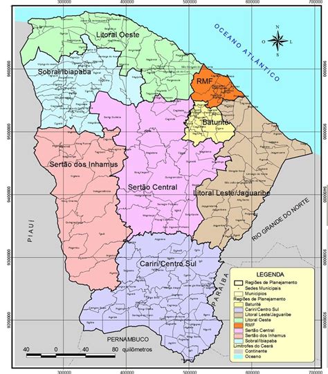 Mapa Do Ceará Para Imprimir Modisedu
