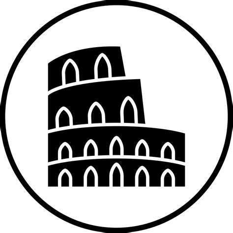 Colosseum Vector Icon Style 22236497 Vector Art At Vecteezy