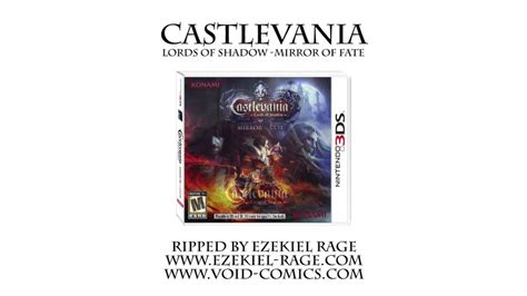Castlevania Lords Of Shadow Mirror Of Fate Soundtrack Map Screen