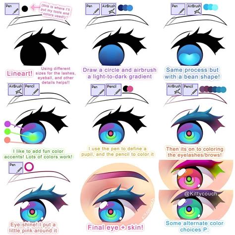 How To Color Eyes Anime Eyes Anime Eye Drawing Anime Drawings Tutorials
