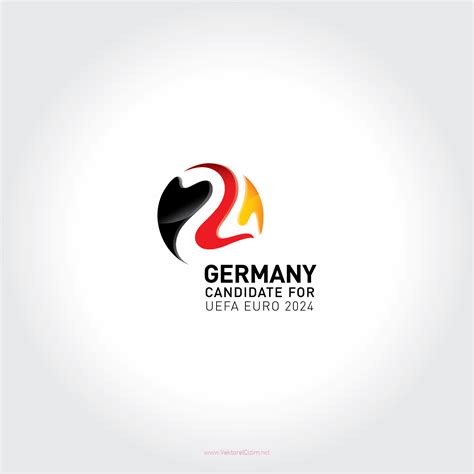 Uefa'da yapılan ve 17 kişinin katıldığı oylama sonucunda euro 2024'e almanya ev. Vektörel Çizim | Germany Candidate for UEFA EURO 2024