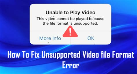 4 Ways To Fix This Video Format Is Not Supported Error