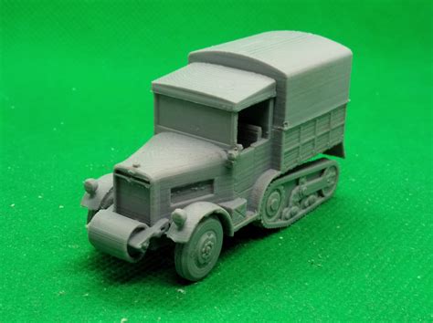 172 Scale French Somua Mcg5 Half Track Artillery Tractor Etsy