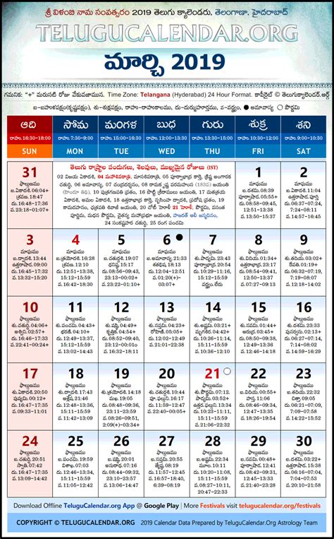 San Francisco Telugu Calendar 2023 Printable Calendar 2023