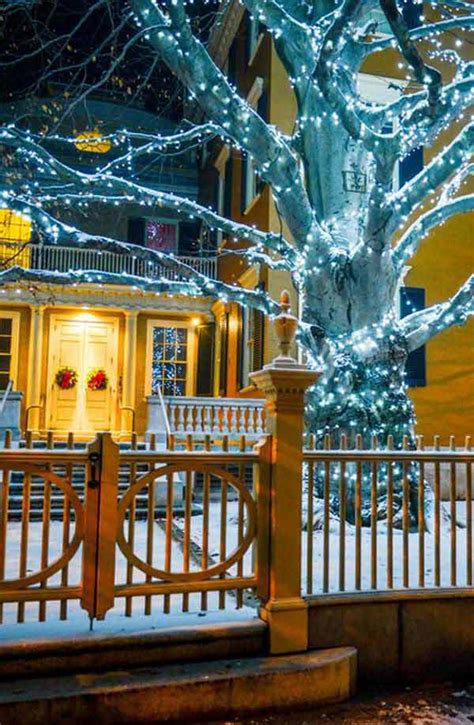 Outdoor lighting christmas lighting outdoor remodel landscape lighting christmas decorating holiday decorating design 101 light each window create a nostalgic christmas scene by placing faux flame or electric candles in each window of your home. Top 46 Outdoor Christmas Lighting Ideas Illuminate The ...