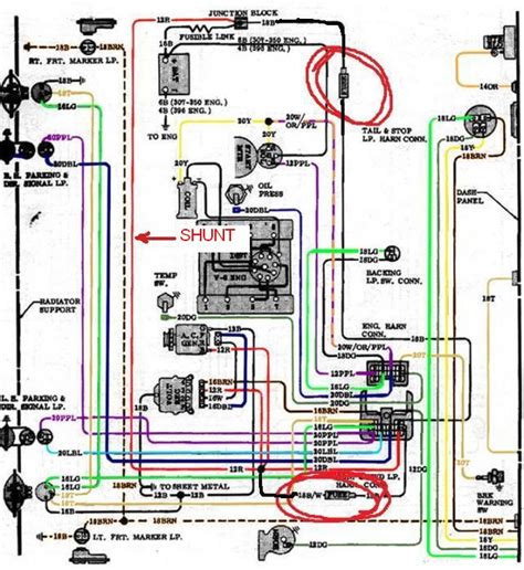 1972 Chevrolet C10 Engine Wiring Diagram