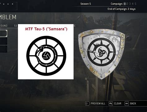 Mtf Tau 5 Samsara Emblem For You Scp Dudes Out There Forhonoremblems