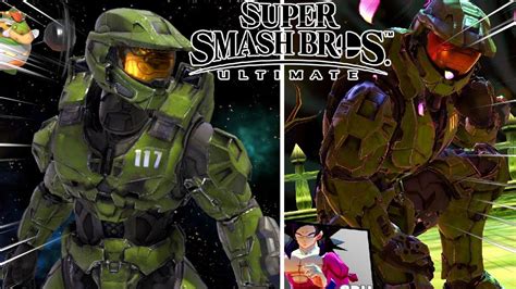 The Cleanest Master Chief Mod Ever Super Smash Bros Ultimate Youtube