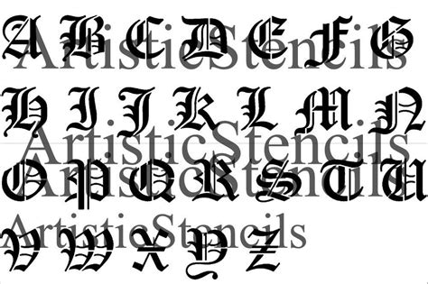 Free Old English Lettering Alphabet 10745 Hot Sex Picture