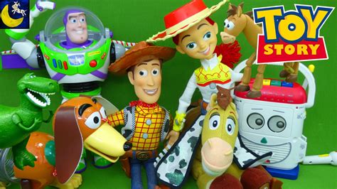 Lots Of Toy Story Toys 1 2 3 Buzz Lightyear Jessie Bullseye Woody