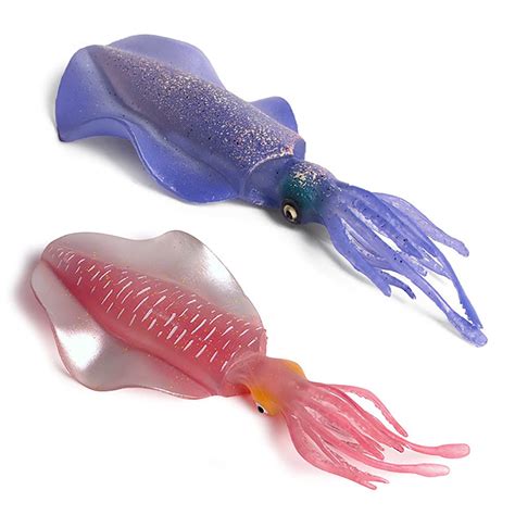 Buy Realistic Reef Squid Model Toys Simulated Sea Life Animals