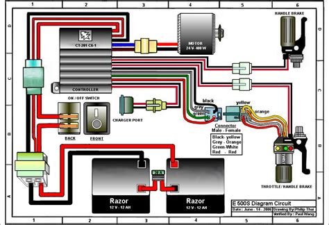Electric Razer Protools Schematic Diagram
