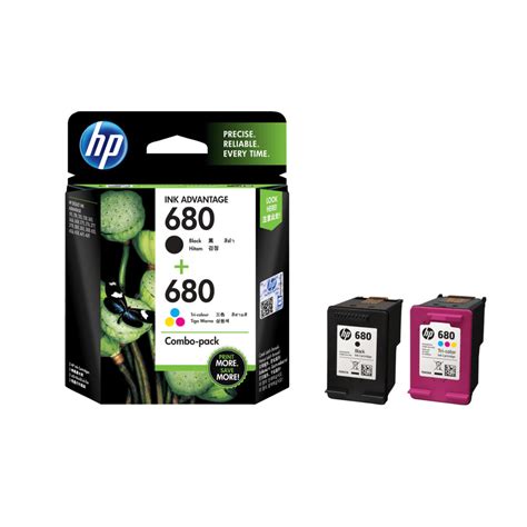 Hp 680 2 Pack Blacktri Color Original Ink Advantage Cartridges Total