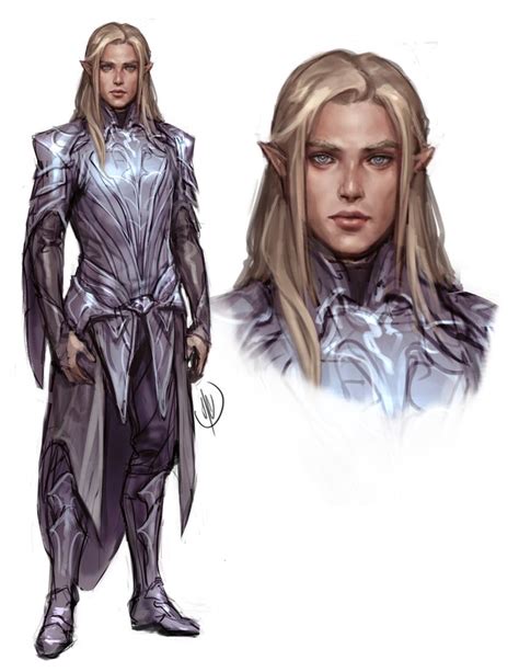 John Dimayuga Elf Prince 850×1100 Elves Fantasy Elf Characters