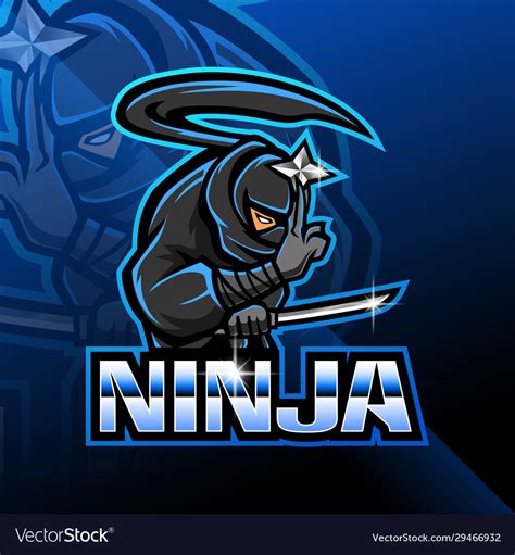Ninja Esport Gaming Logo Logotipo De Arte Desenho De Ninja Desenho My