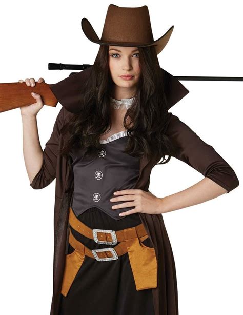 Texan Gunslinger Womens Western Fancy Dress Costume